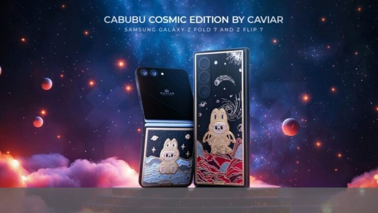 Caviar’s Samsung Galaxy Z Fold 7 and Flip 7 Cabbubu Edition Labu is inspired by Labu, featured 24K gold